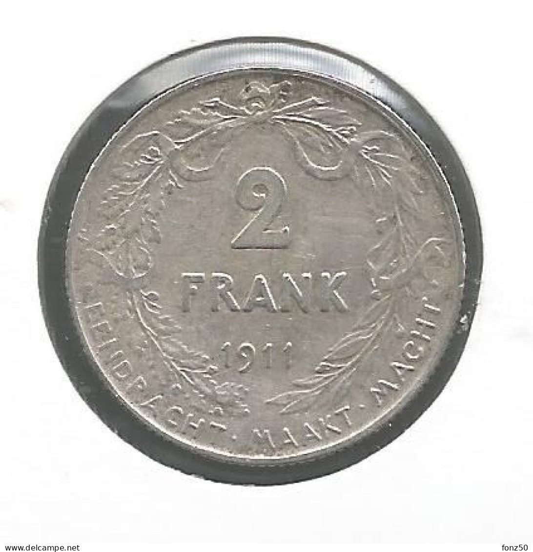 ALBERT I * 2 Frank 1911 Vlaams * Z.Fraai / Prachtig * Nr 12975 - 2 Francs
