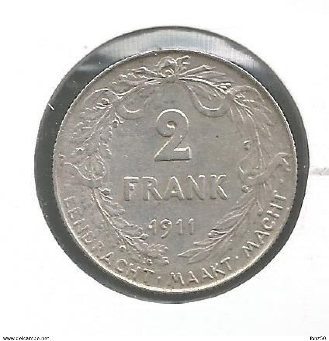 ALBERT I * 2 Frank 1911 Vlaams * Z.Fraai / Prachtig * Nr 12976 - 2 Francs
