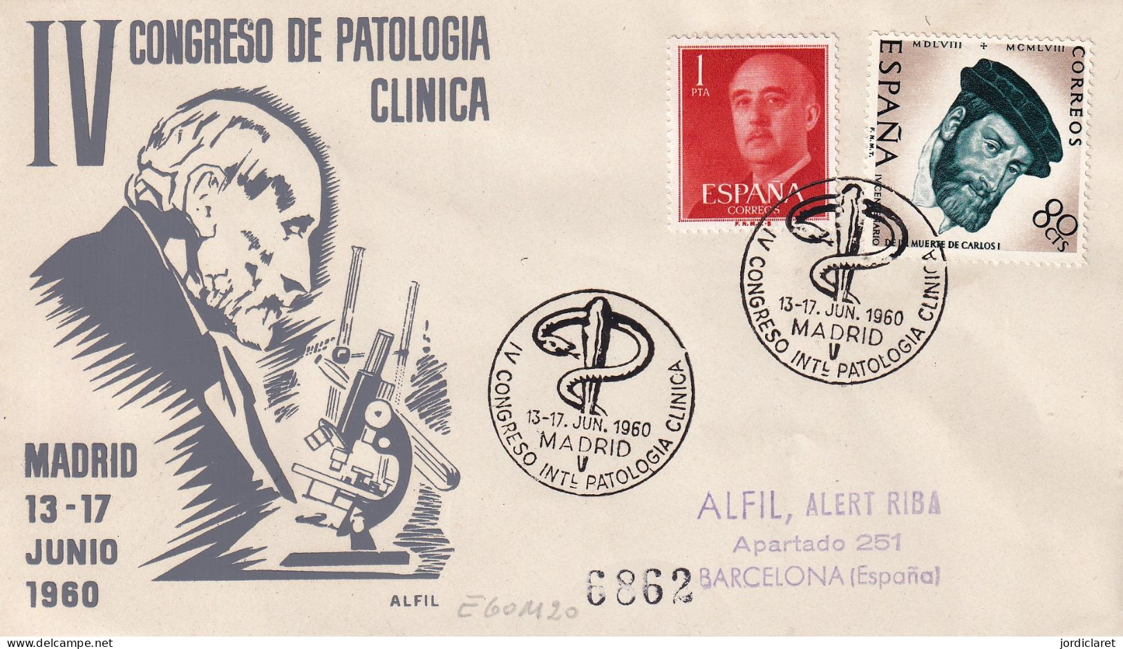 MATASELLOS 1960   MADRID - Briefe U. Dokumente