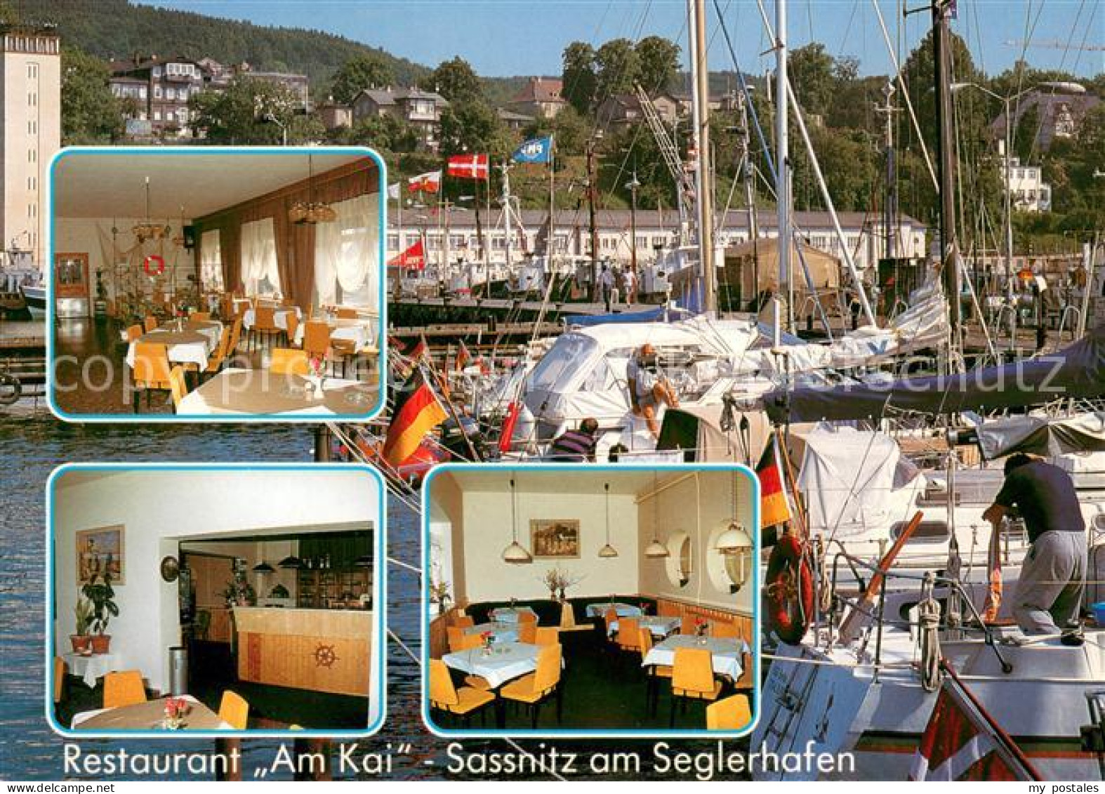 73616677 Sassnitz Ostseebad Ruegen Restaurant Am Kai  Gastraeume Seglerhafen Sas - Sassnitz