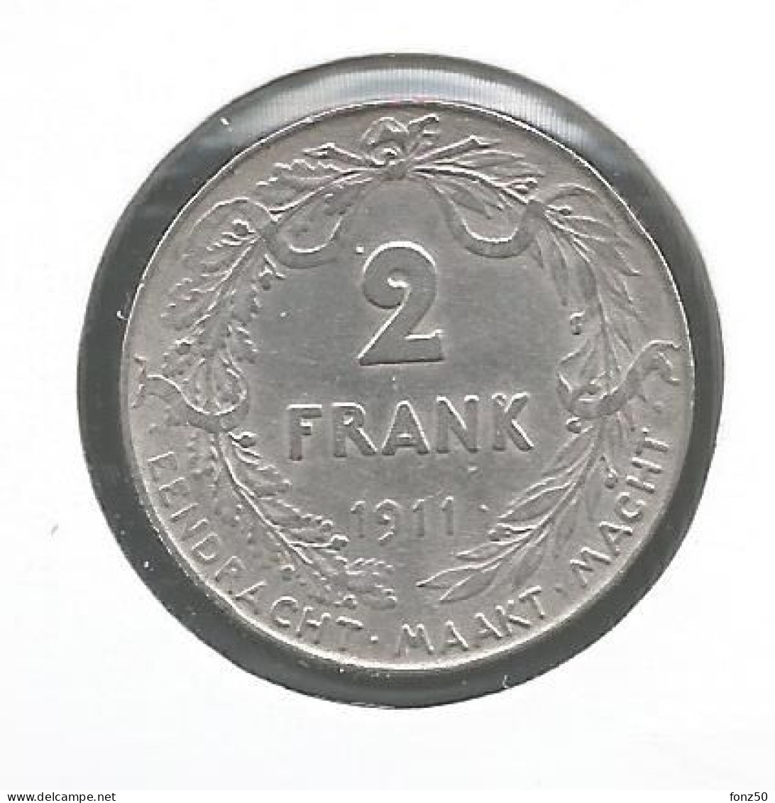 ALBERT I * 2 Frank 1911 Vlaams * Prachtig * Nr 12978 - 2 Francs