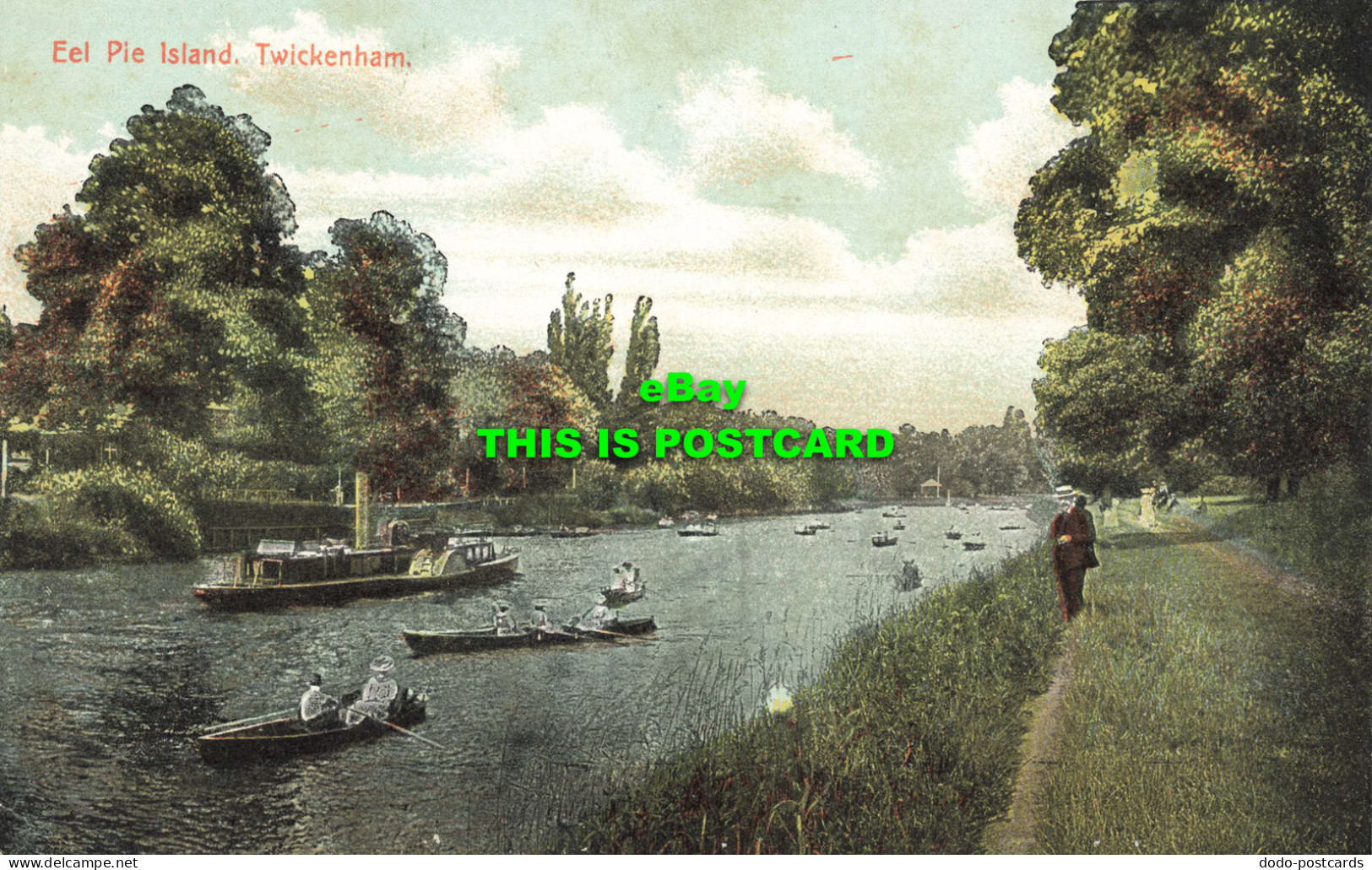 R594287 Twickenham. Eel Pie Island. Postcard - World