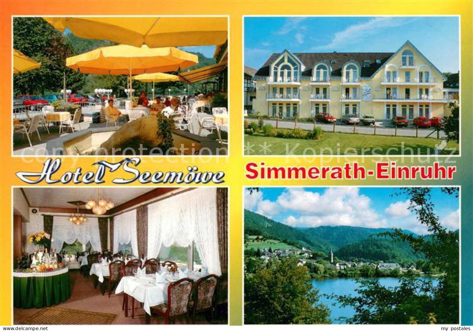 73616444 Einruhr Hotel Seemoewe Gaststube Terrasse Rurstausee Einruhr - Simmerath