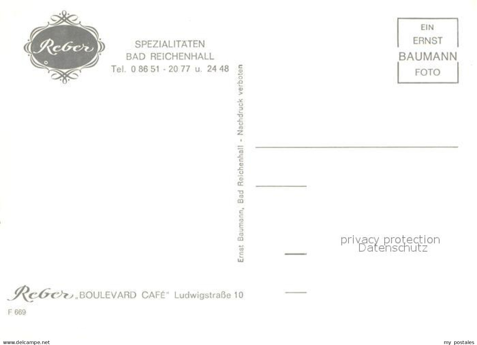 73616428 Bad Reichenhall Boulevard Cafe Reber Gastraum Bad Reichenhall - Bad Reichenhall