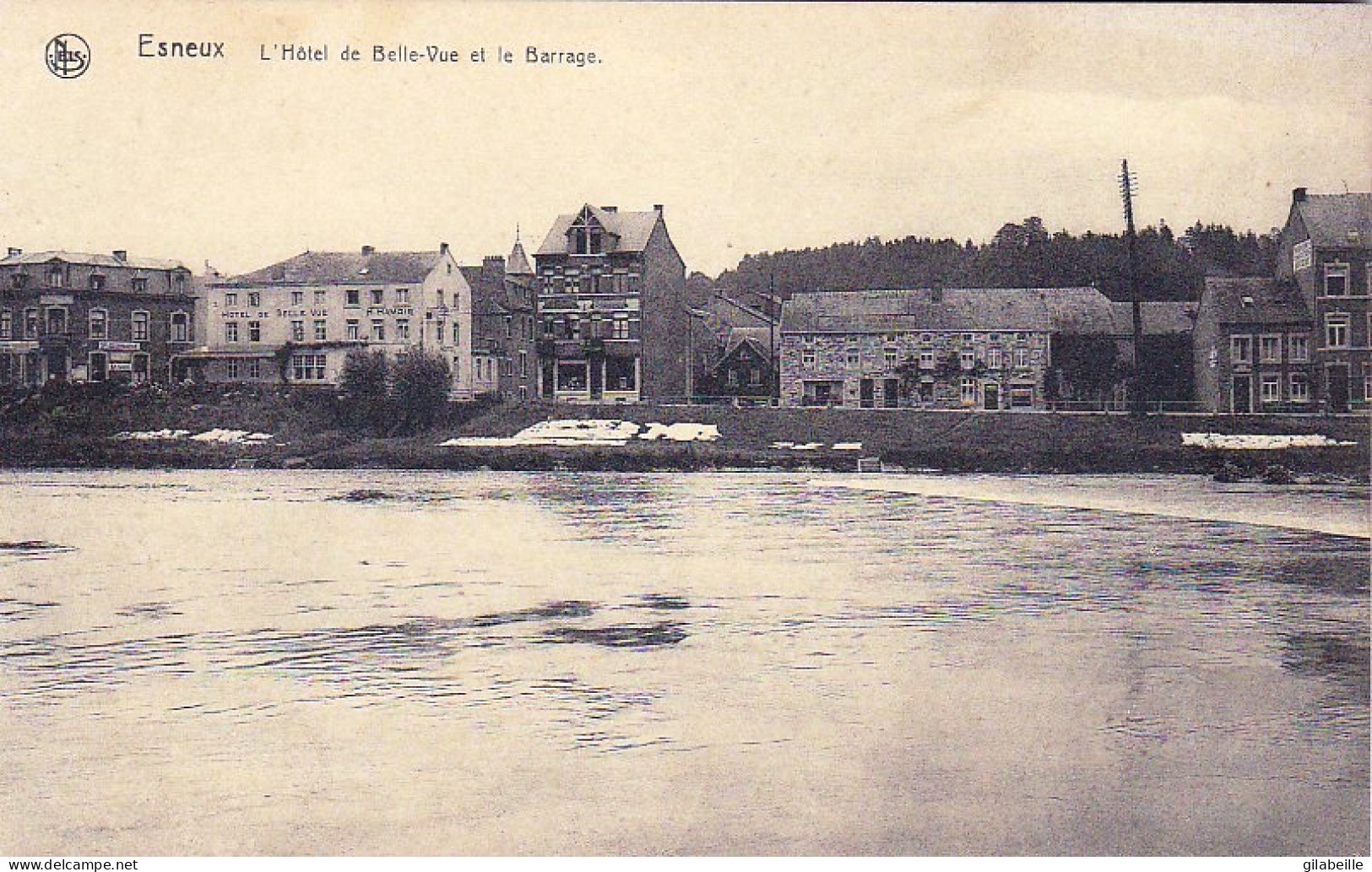 ESNEUX - L'hotel De Belle Vue Et Le Barrage - Esneux