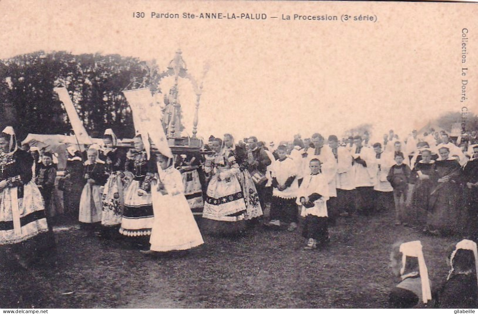 29 - Finistere - Pardon De SAINTE ANNE De La PALUD ( Plonevez Porzay ) La Procession - Plonévez-Porzay