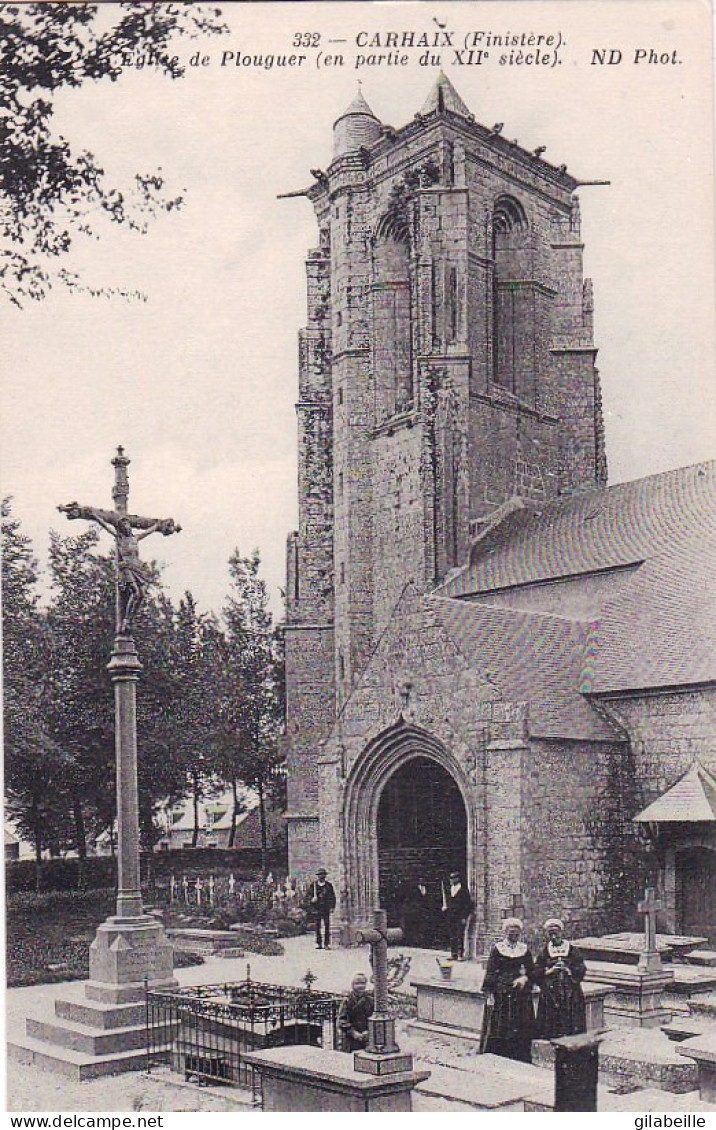 29 - Finistere - CARHAIX -  Eglise Et Cimetiere  De Plouguer - Carhaix-Plouguer