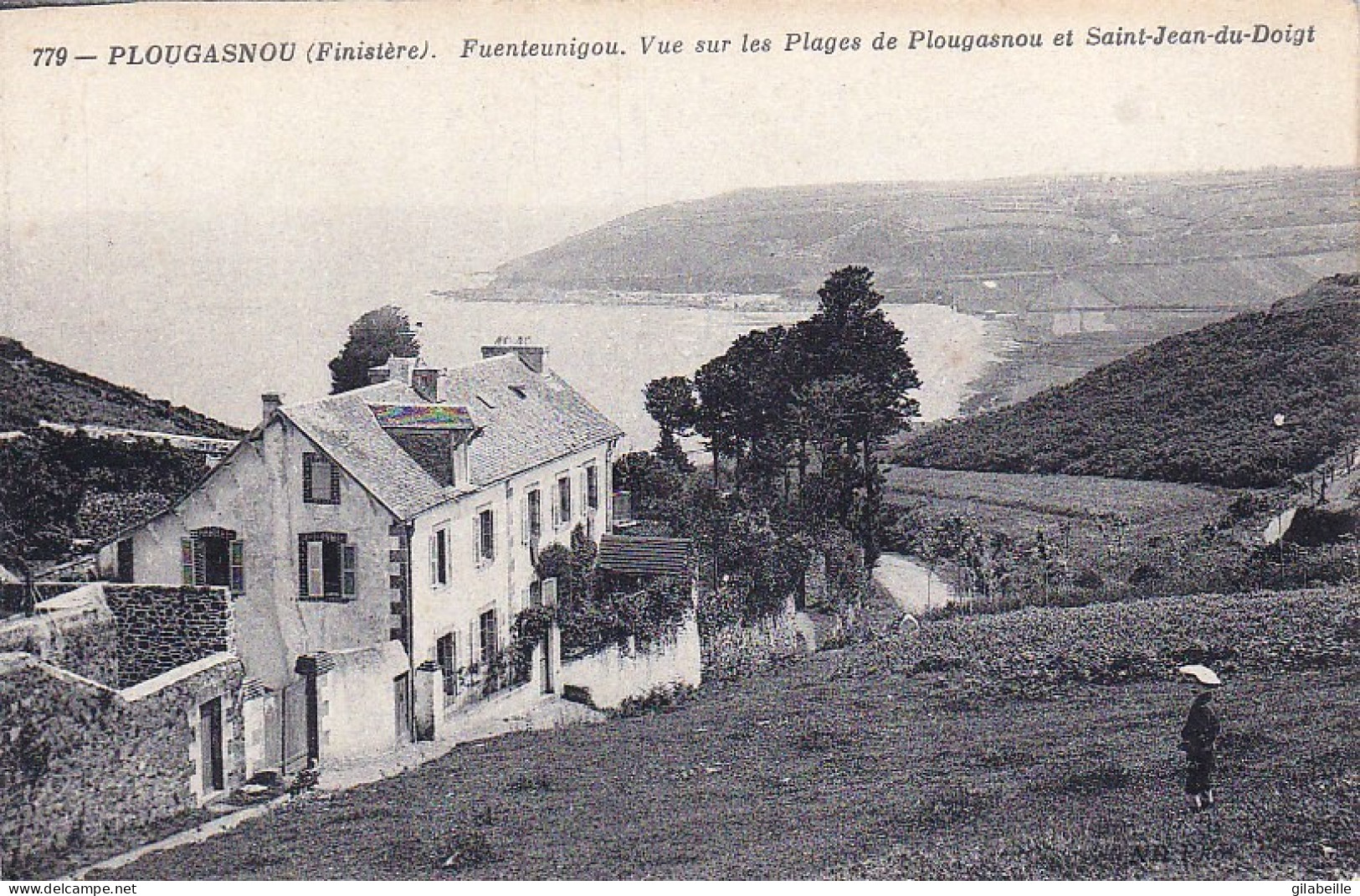 29 - Finistere -  PLOUGASNOU -  Fuenteunigou -  Vue Sur Les Plages De Plougasnou Et St Jean Du Doigt - Plougasnou