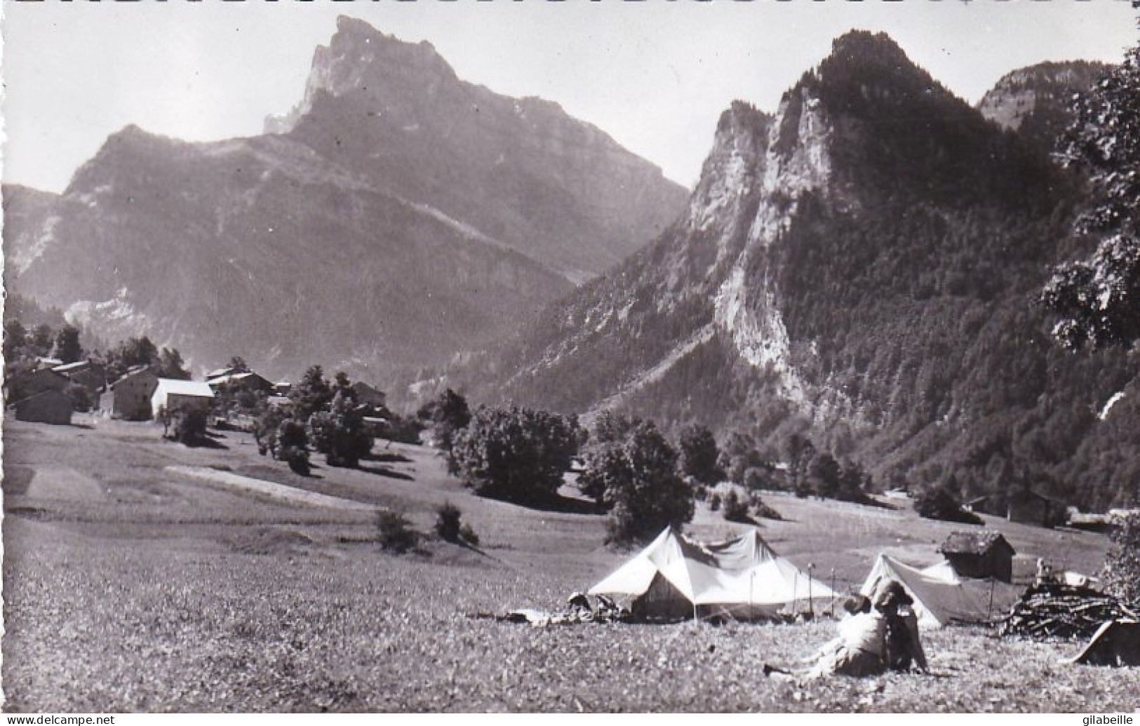 74 - Haute Savoie - SIXT FER A CHEVAL - Plaisirs Du Camping - Vue Sur La Pointe De Salles - Sixt-Fer-à-Cheval