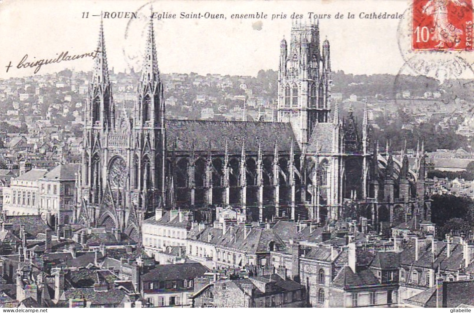 76 - ROUEN - Eglise Saint Ouen - Ensemble Pris Des Tours De La Cathedrale - Rouen