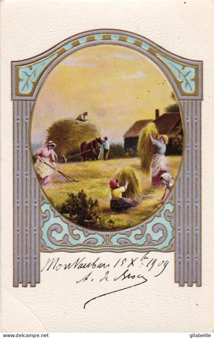 Agriculture - Scene De Moisson  - Montauban 1909 - Cultivation