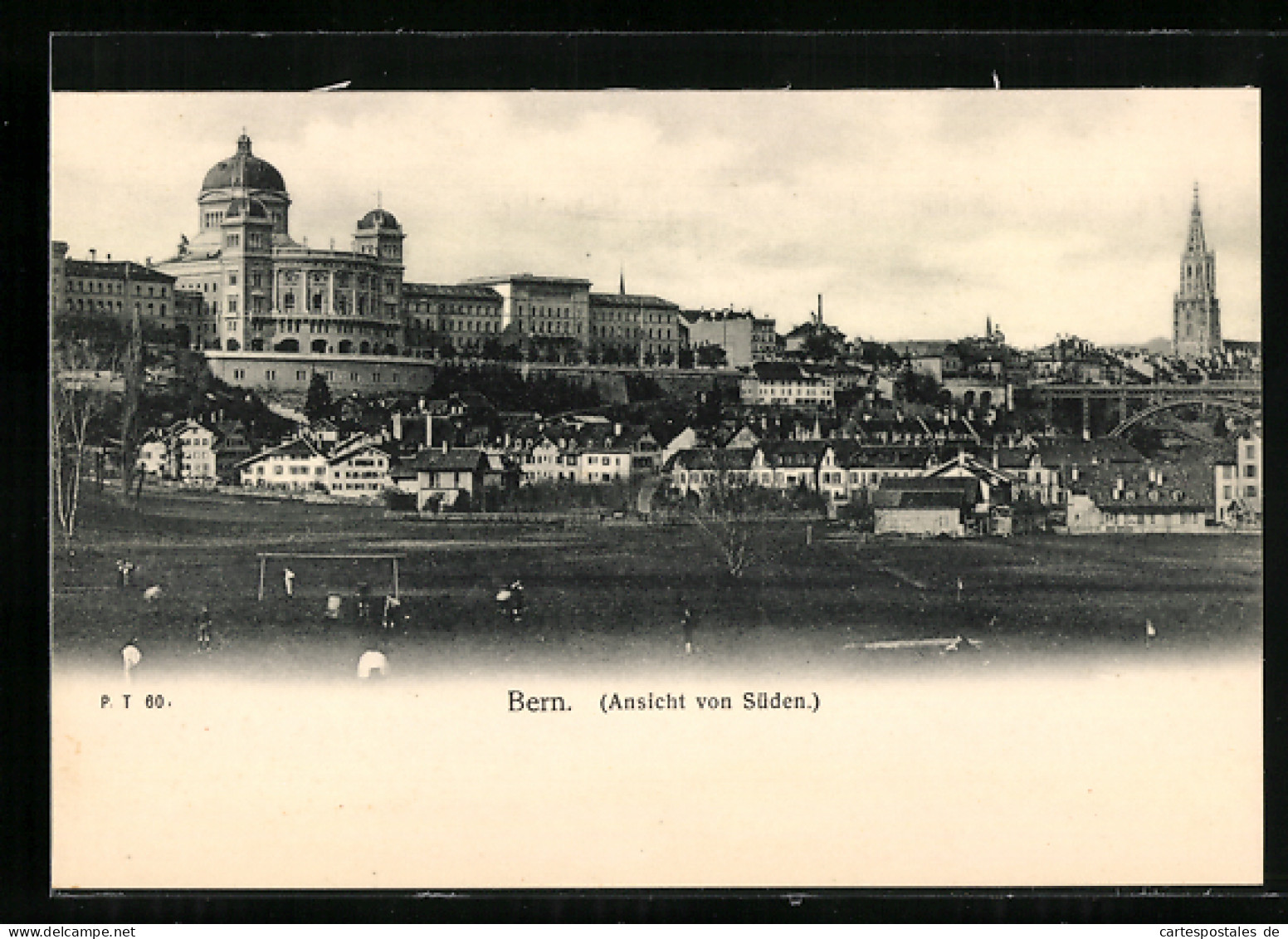 AK Bern, Panoramaansicht Der Südseite  - Bern