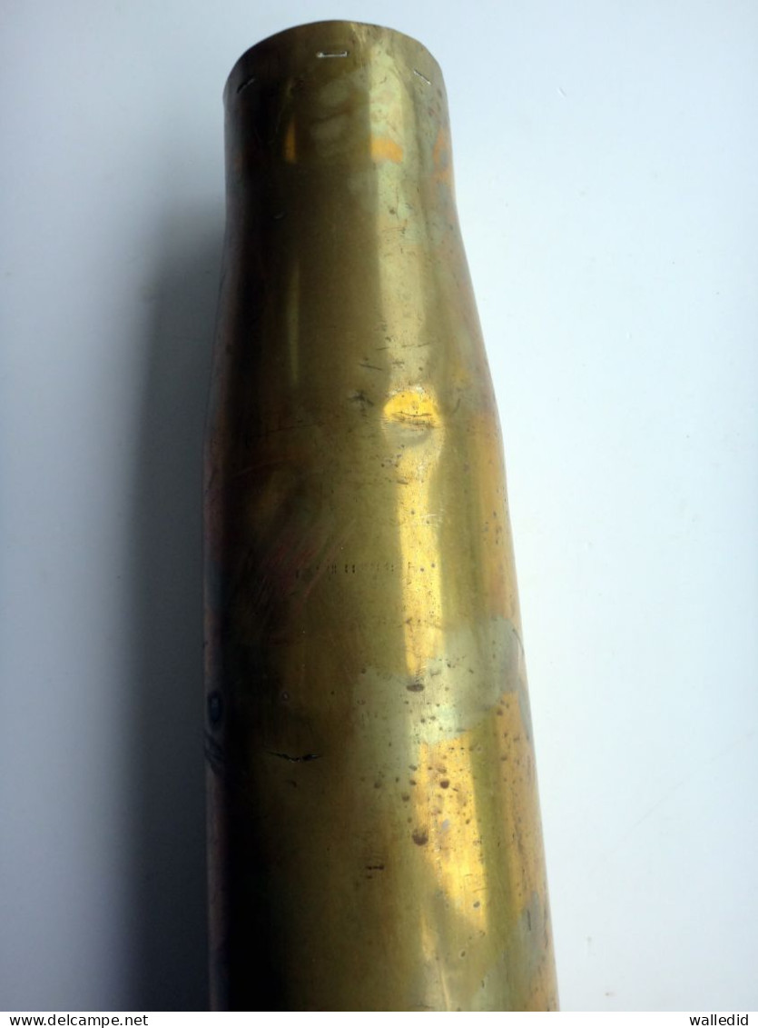 Douille D'obus De 90 Mm M19 Américaine - WW2 - Inerte / NE SERA PLUS REMISE EN VENTE - 1939-45