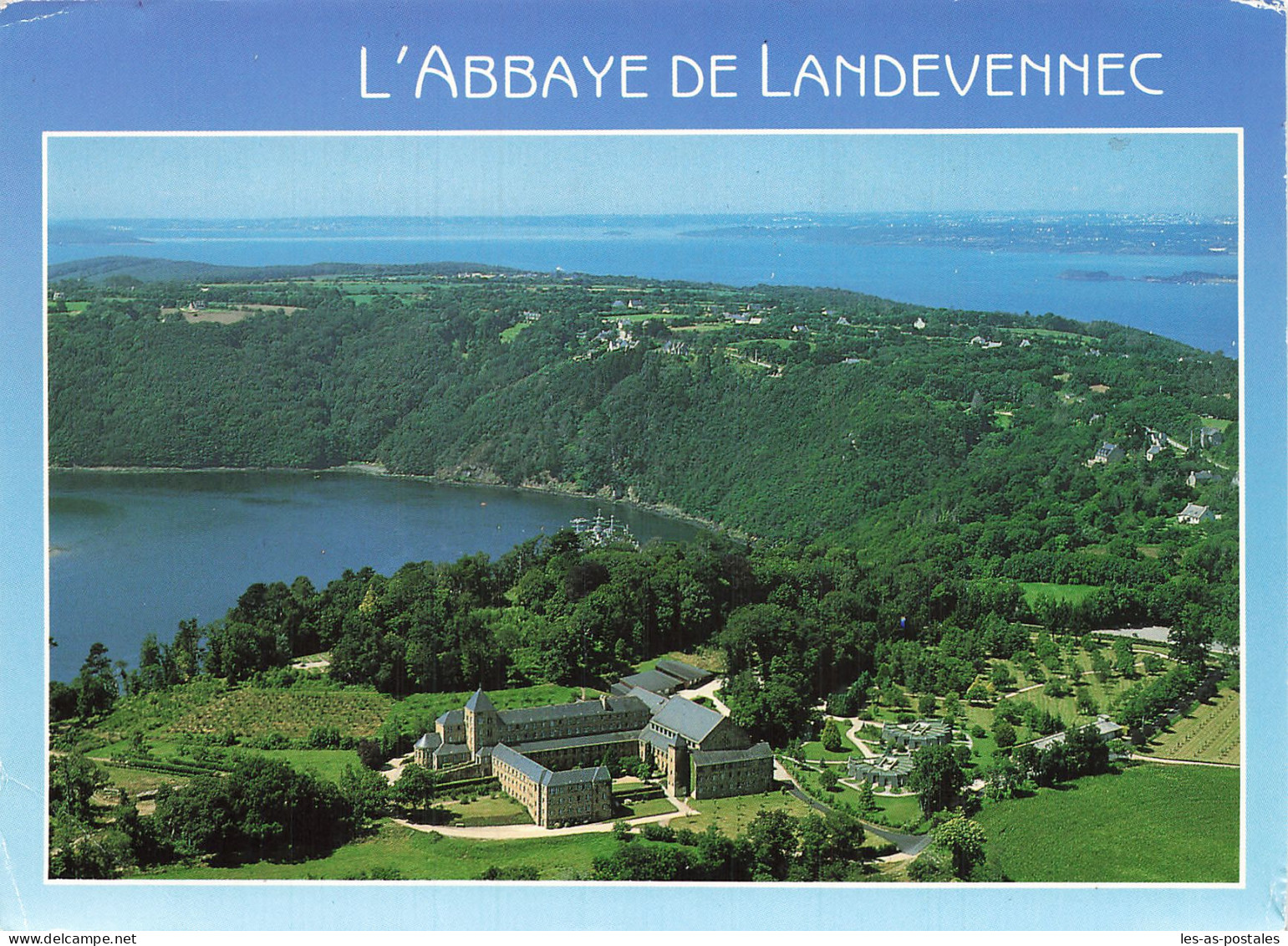 29 LANDEVENNEC L ABBAYE SAINT GUENOLE ET LE CIMETIERE DE BATEAUX - Landévennec