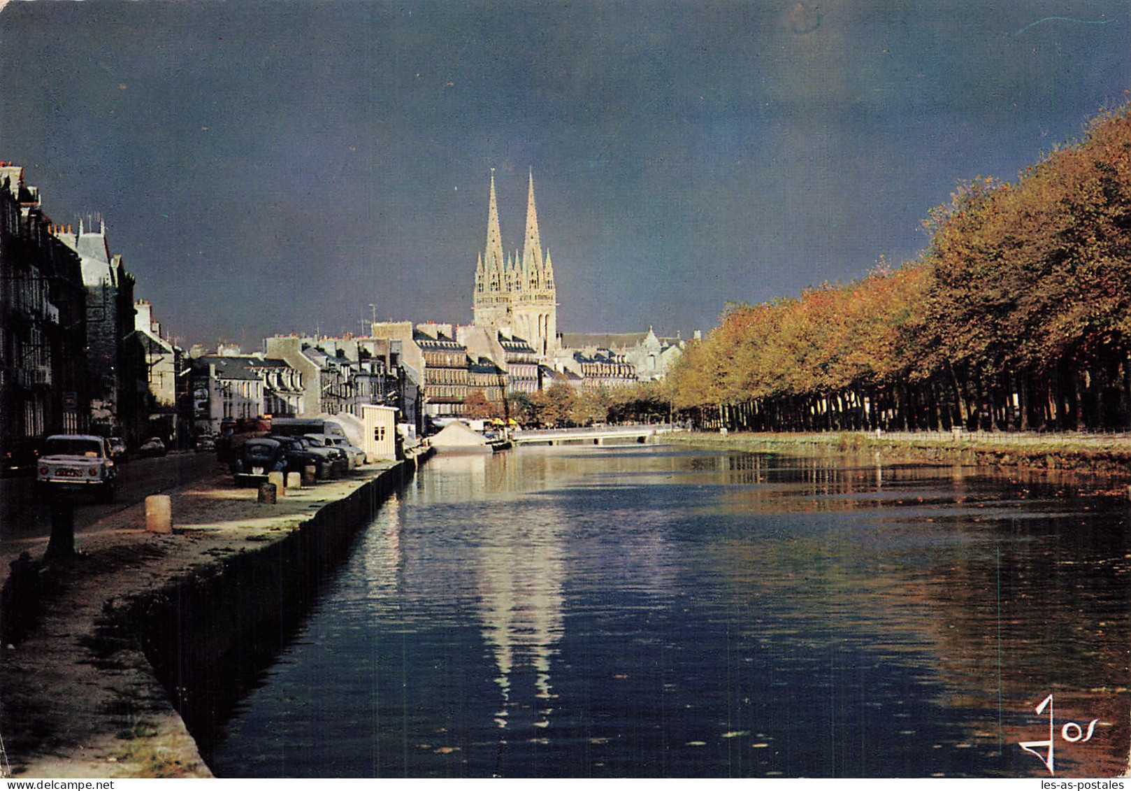 29 QUIMPER LES QUAIS DE L ODET ET LE NOUVEAU PONT - Quimper