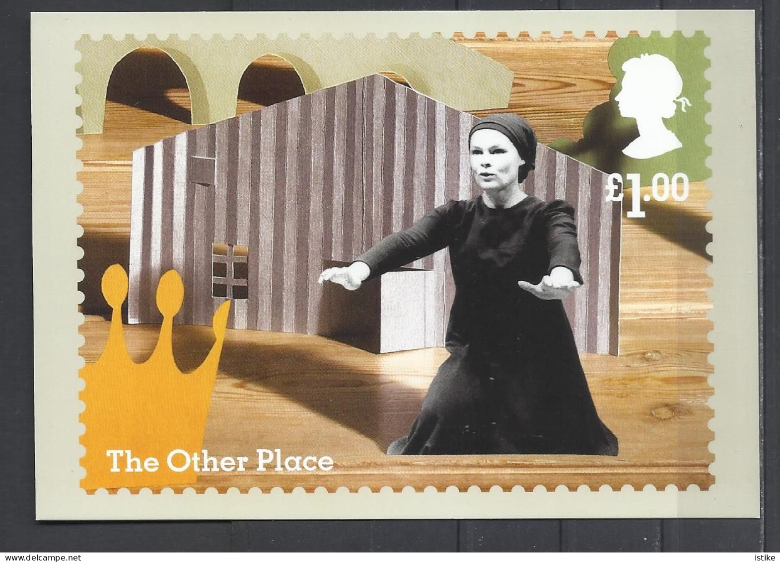 U.K., Royal Shakespeare Company, (The Other Place), Macbeth-Judi Dench. 2011. - Briefmarken (Abbildungen)
