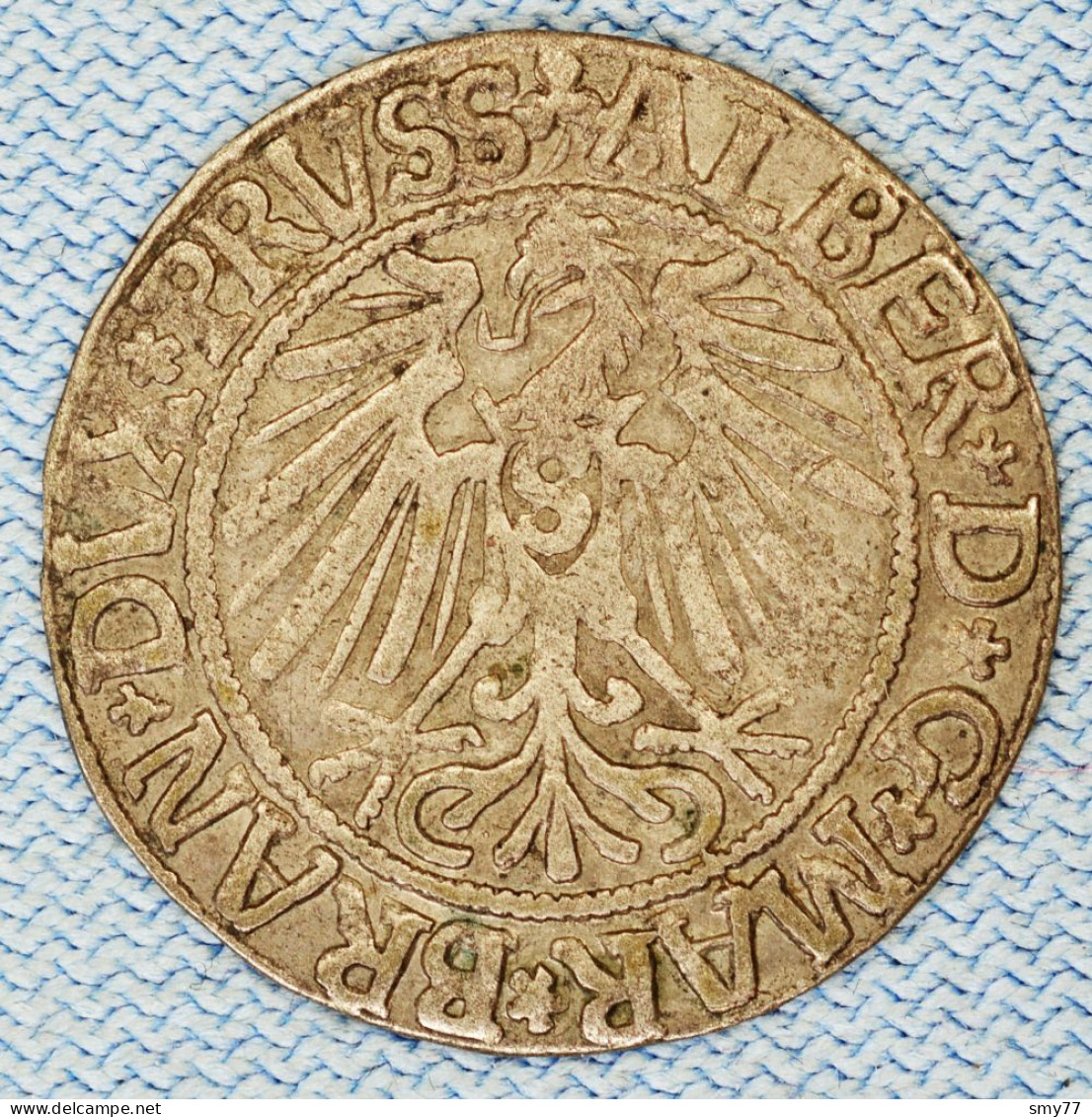 Preussen / Prussia • 1 Groschen 1543 • Albrecht Von Preussen • Herzogtum / Prusse / German States / Silver • [24-721] - Monedas Pequeñas & Otras Subdivisiones