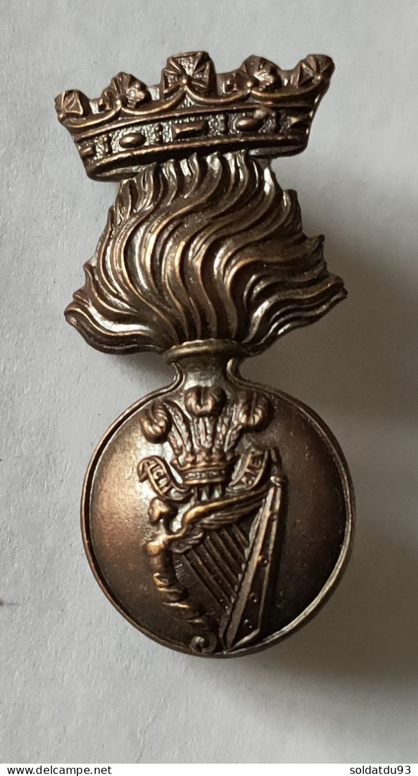 CAP BADGES  WW1  ROYAL IRISH FUSILIERS - 1914-18