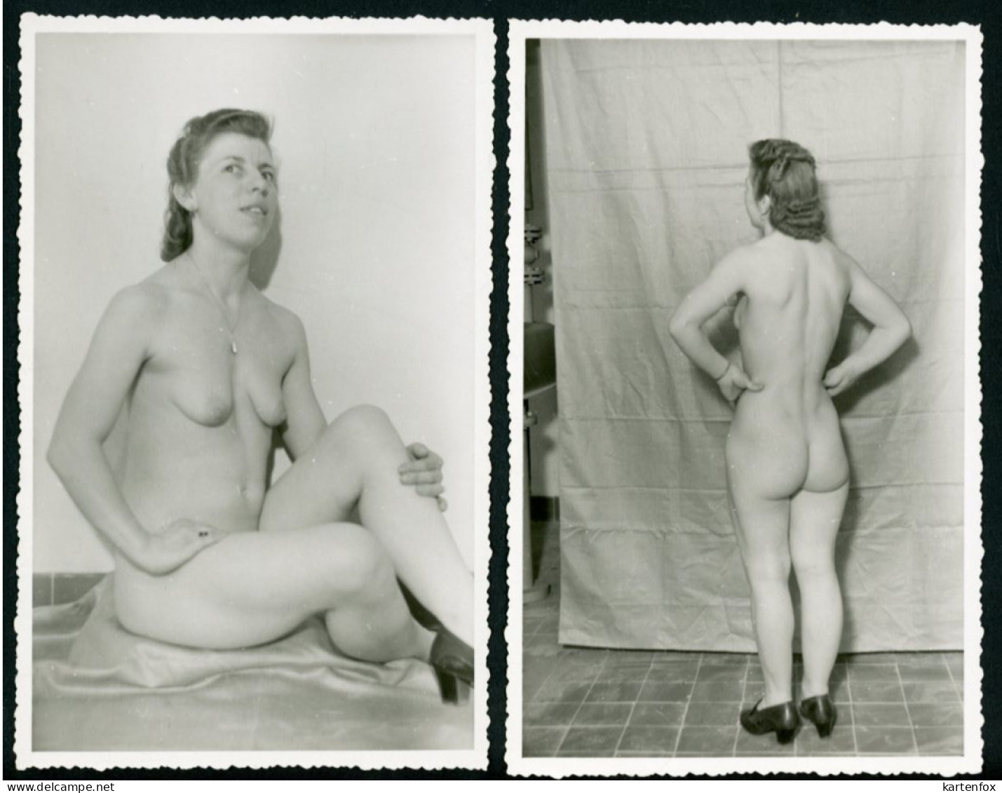 Erotik, 4 Foto Nackte Frau, Nude Women, Verschiedene Stellungen, Amateur, Kein Profi - Unclassified