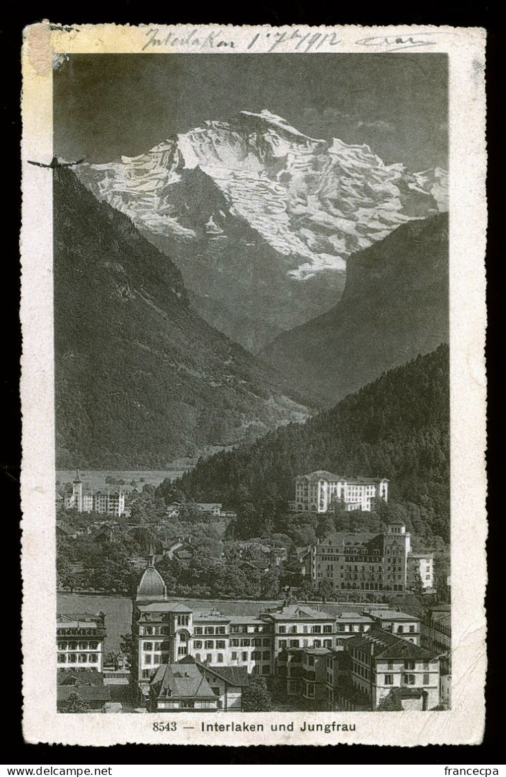 14686 - SUISSE - INTERLAKEN Und Jungfrau - Interlaken