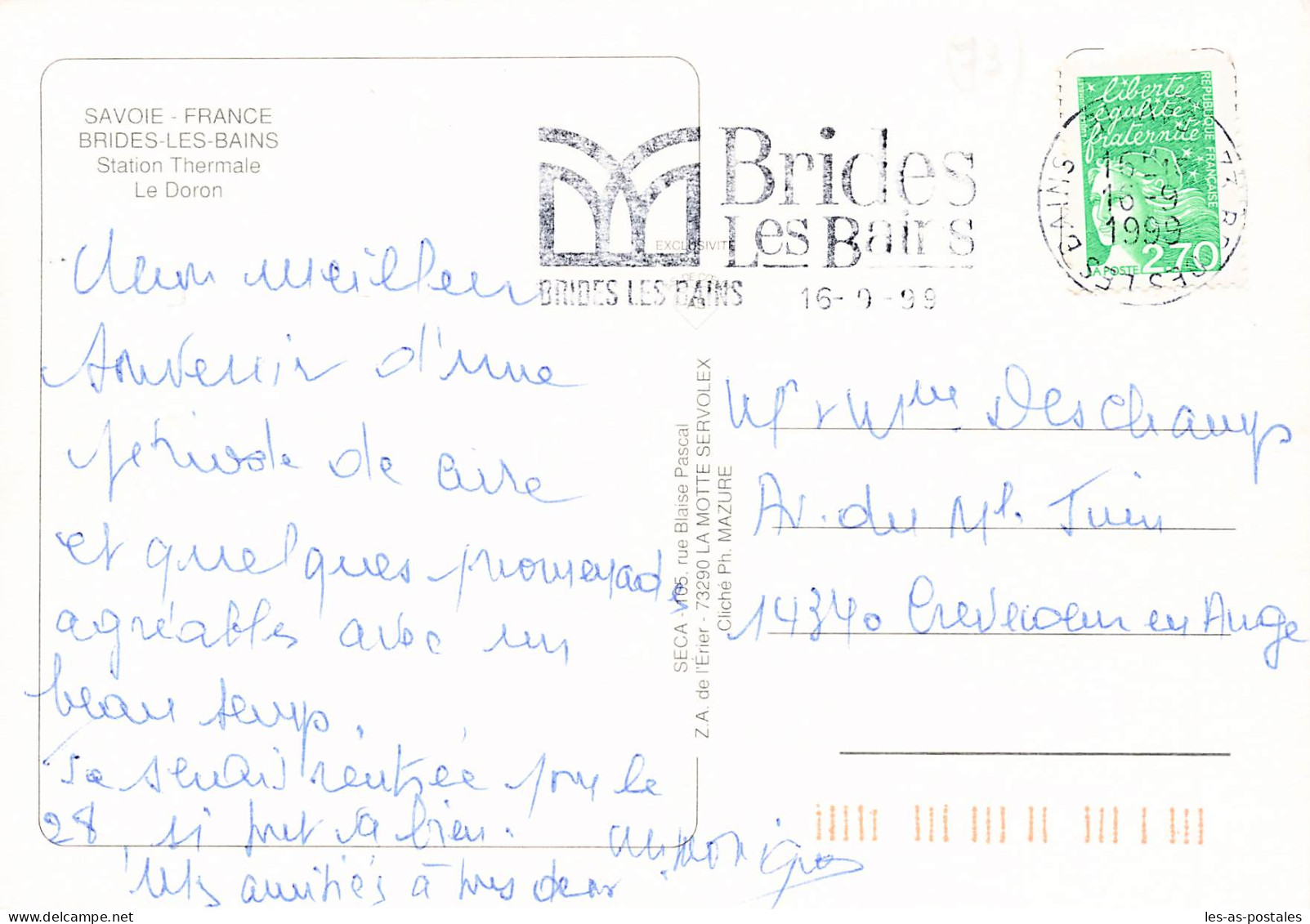 73 BRIDES LES BAINS LE DORON - Brides Les Bains