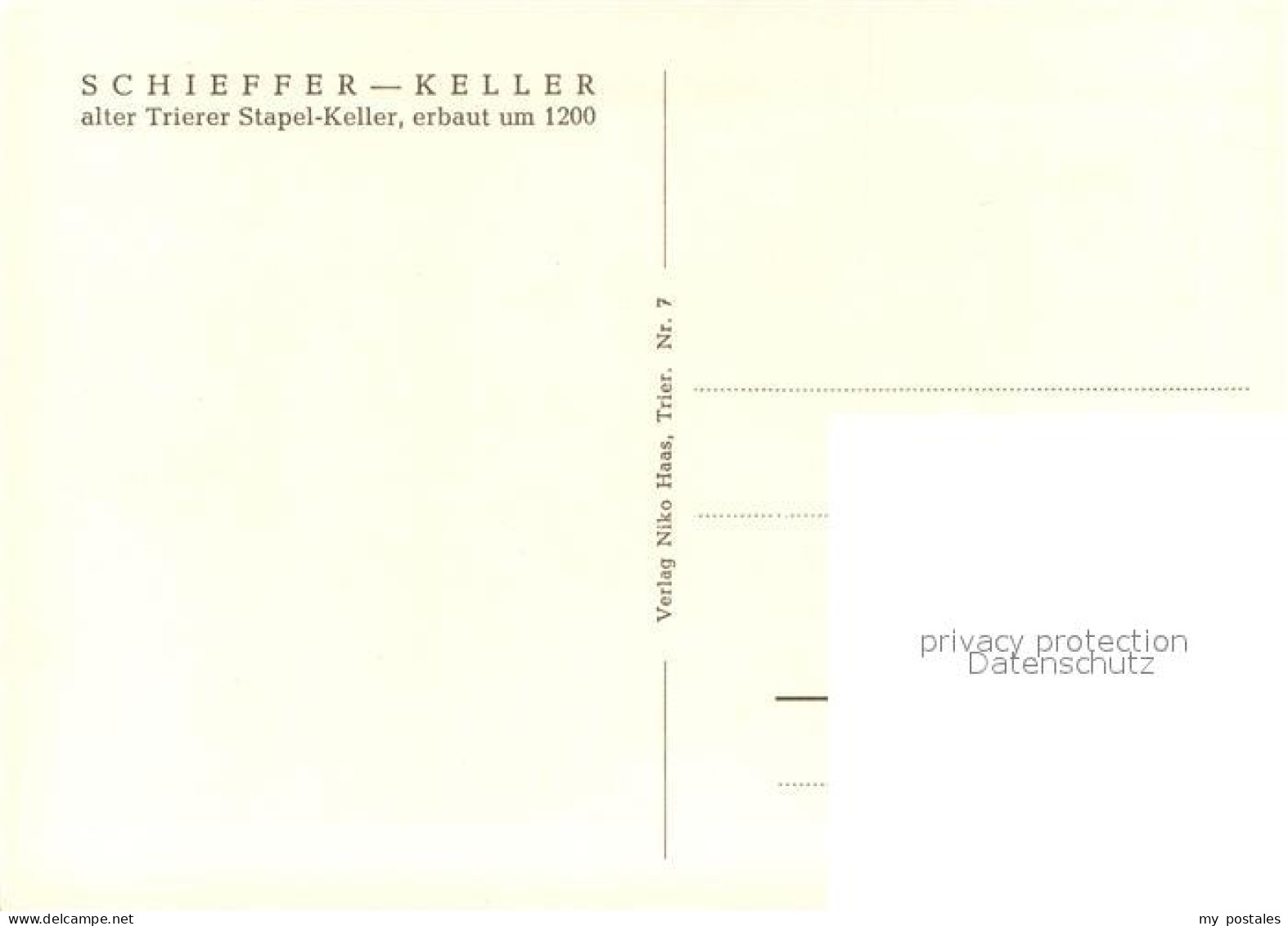 73615777 Trier Schieffer Keller Blick Auf Die Burg Trier - Trier
