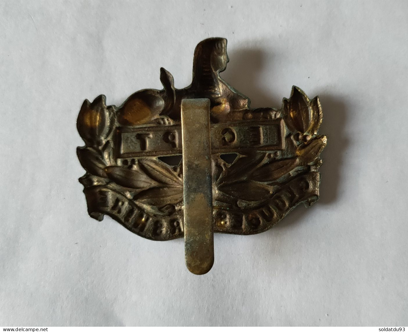 Insigne De Casquette The Gloucestershire Regiment Ww1 Ww2 - 1914-18