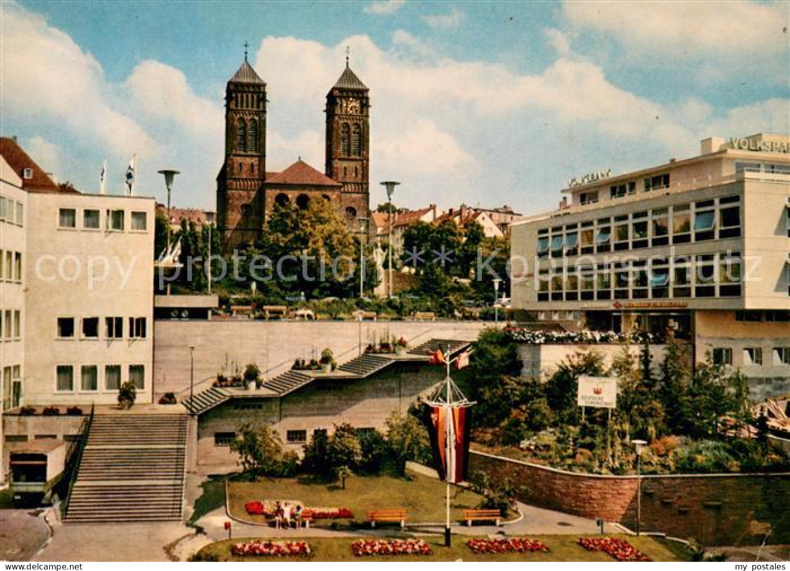 73615556 Pirmasens Rathausplatz Und Pirminius Kirche Pirmasens - Pirmasens