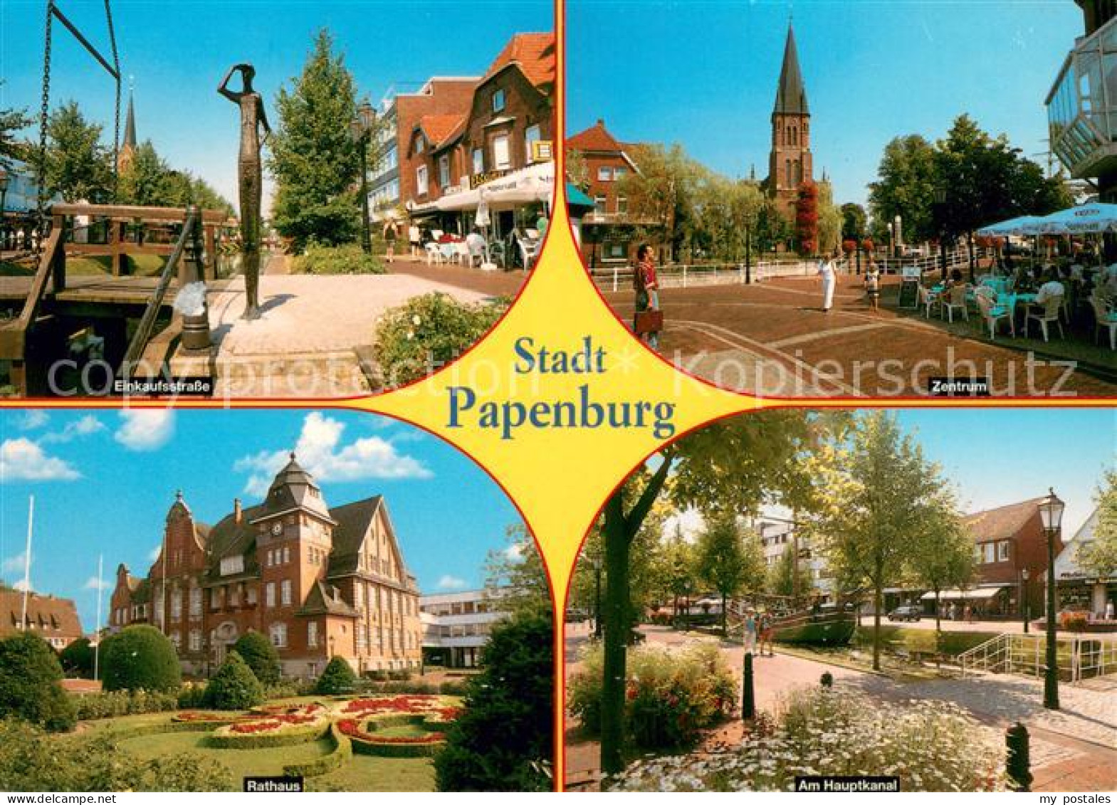 73615551 Papenburg Ems Einkaufsstrasse Zentrum Rathaus Am Hauptkanal Papenburg E - Papenburg