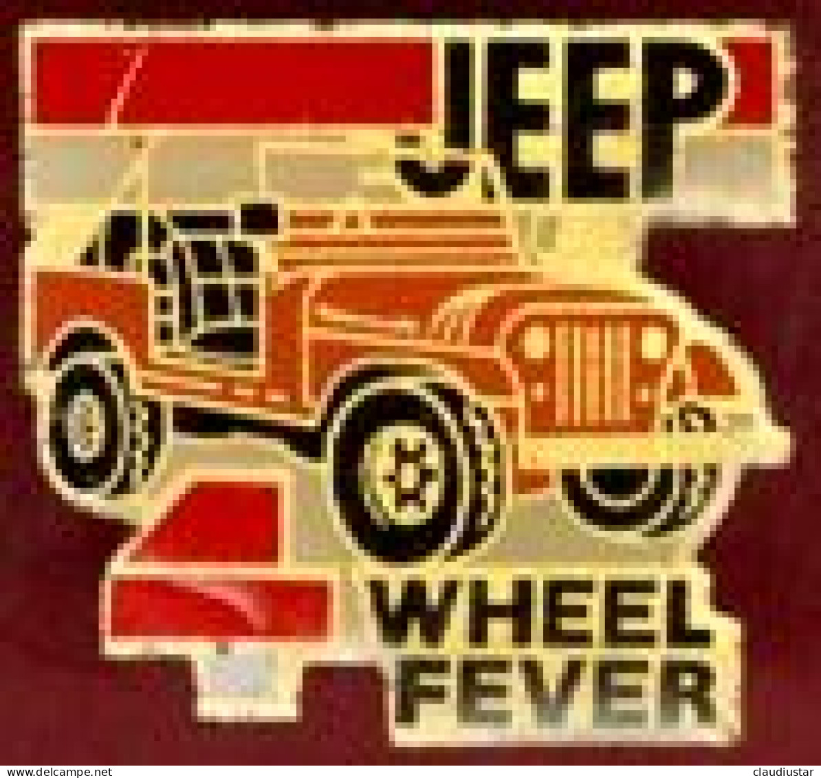 ** PIN' S  JEEP  WHEEL  FEVER ** - Renault
