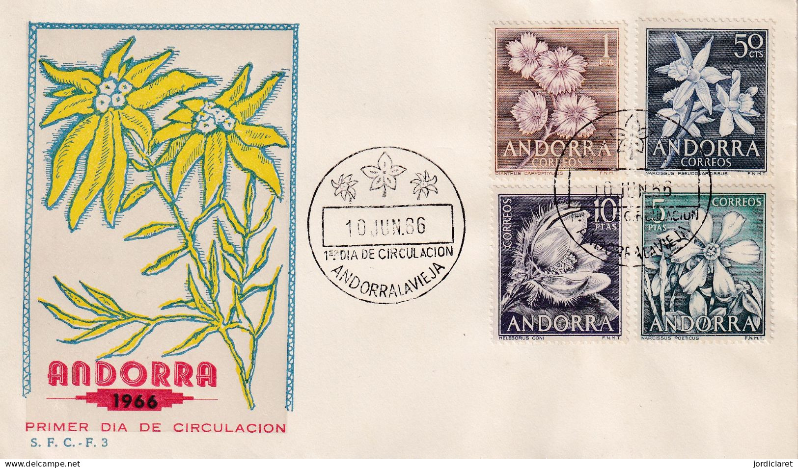 FDC 1966 - Lettres & Documents