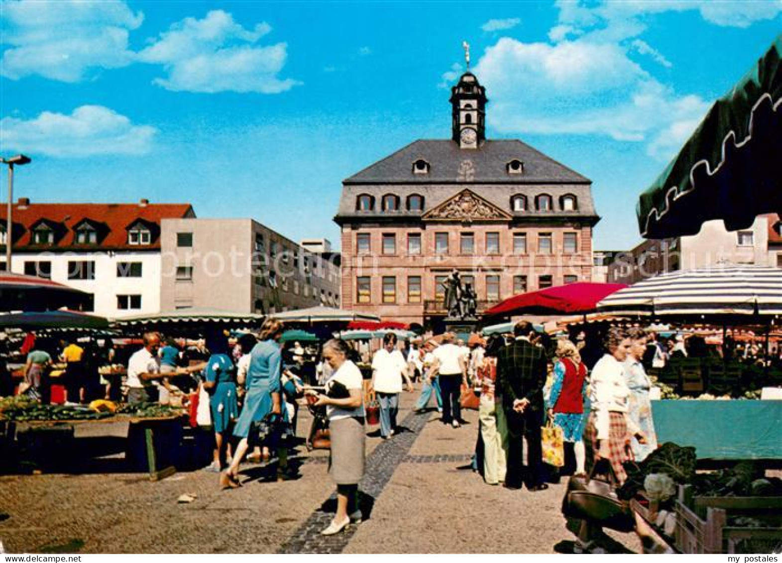 73615511 Hanau Main Marktplatz Und Rathaus Hanau Main - Hanau