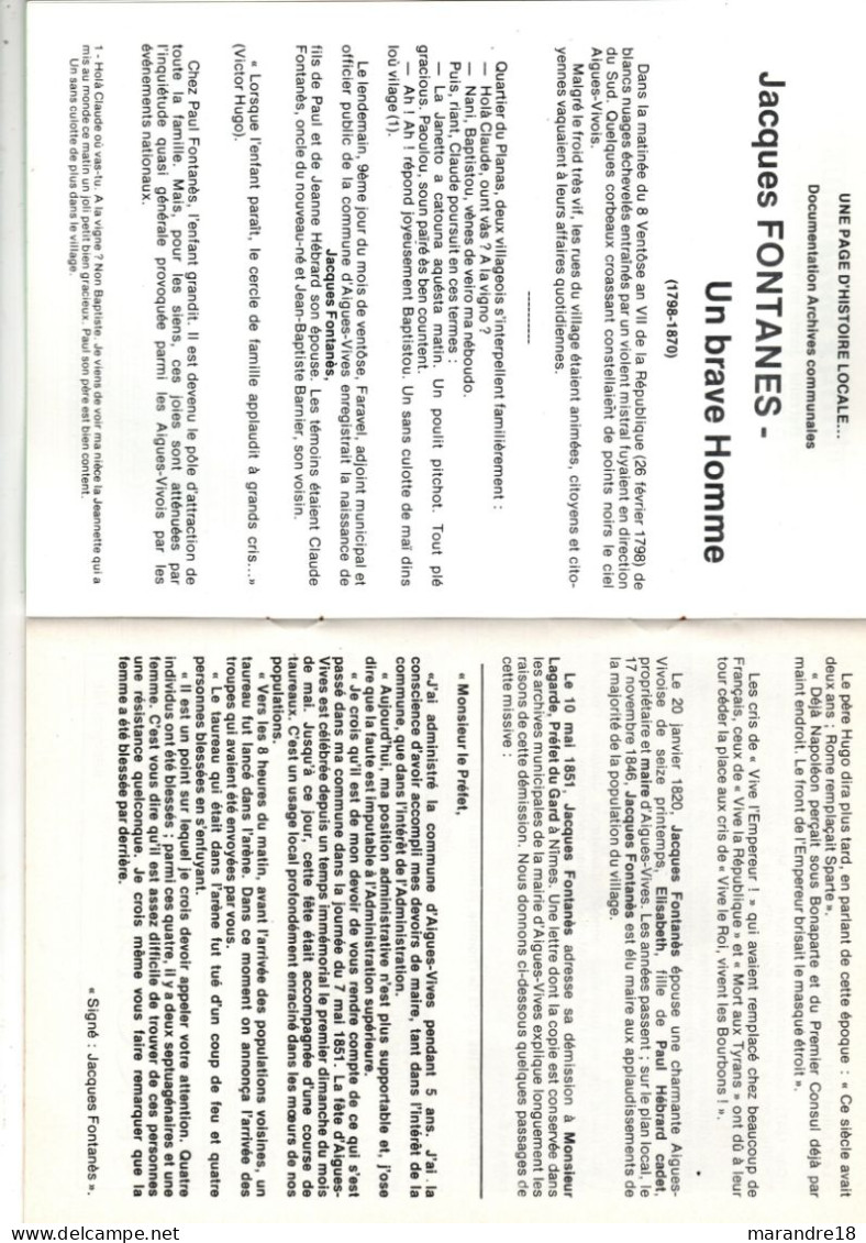 Programme Congrés Course Camarguaise Aigues Vives 1978 ,taureaux Manade Camargue Abrivado Arenes Gardians .... - Programmes