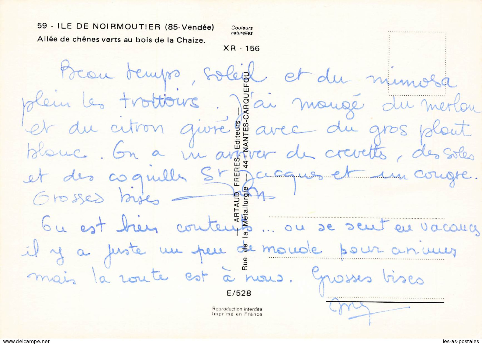 85  ILE DE NOIRMOUTIER ALLEE DE CHENES - Ile De Noirmoutier