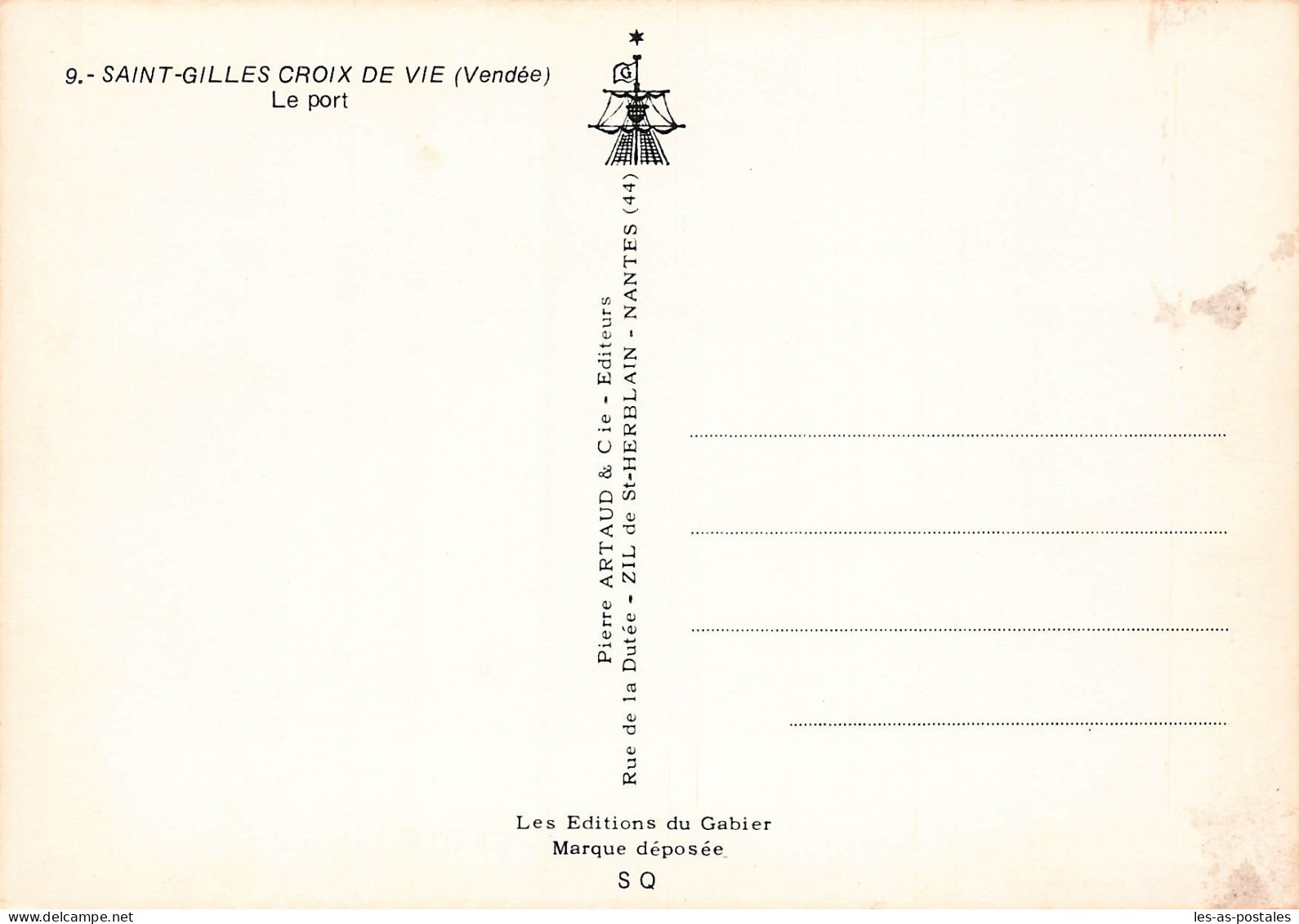 85 SAINT GILLES CROIX DE VIE LE PORT - Saint Gilles Croix De Vie