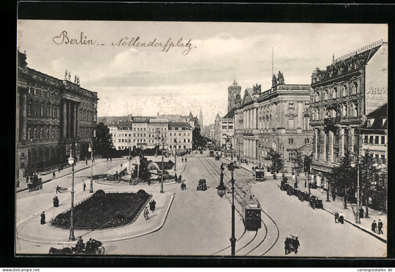 AK Berlin, Schlossplatz Mit Geschäften Und Strassenbahn  - Mitte