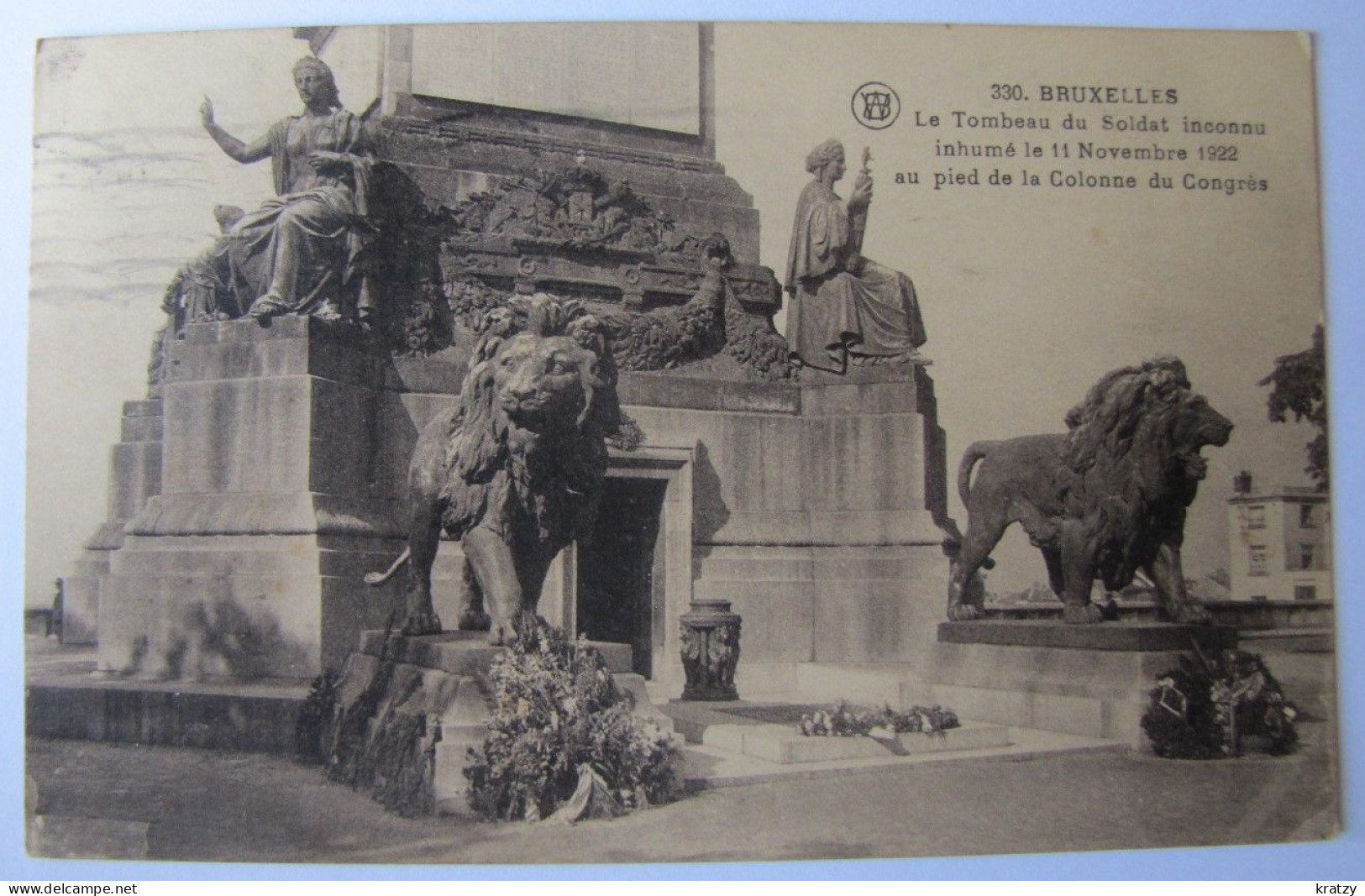 BELGIQUE - BRUXELLES - Le Tombeau Du Soldat Inconnu - 1934 - Monumentos, Edificios