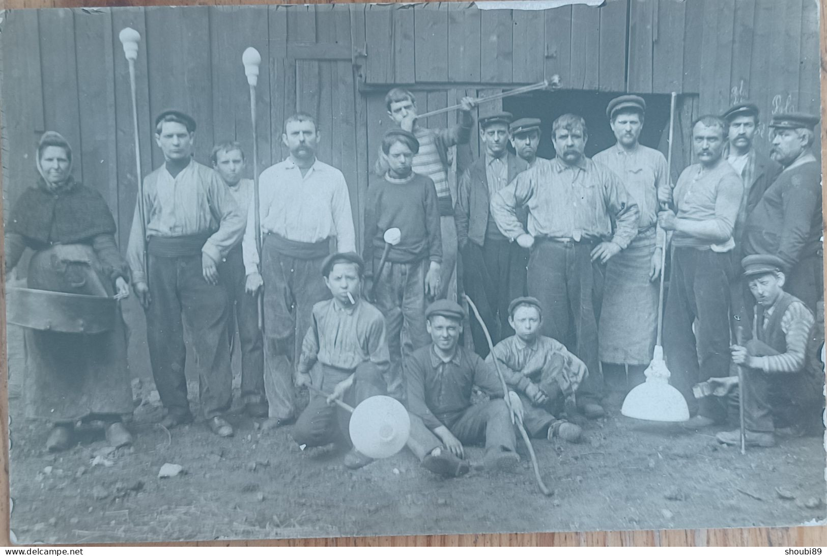 SOUFFLEURS DE VERRE CARTE PHOTO - Foto