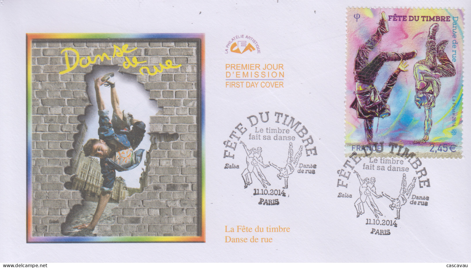 Enveloppe  FDC  1er  Jour   FRANCE   Fête  Du  Timbre   PARIS   2014 - 2010-2019