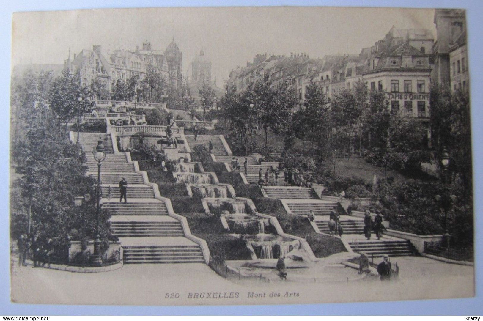 BELGIQUE - BRUXELLES - Mont Des Arts - 1919 - Squares