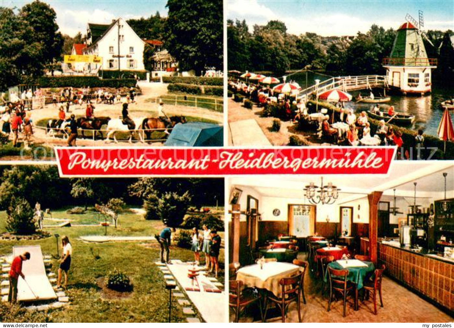 73615216 Haan Rheinland Ponyrestaurant Heidbergermuehle Ponyreiten Minigolf Gast - Haan