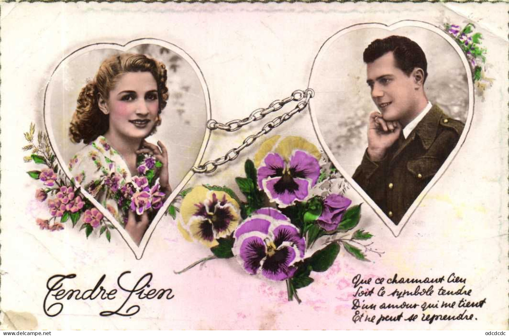 DESTOCKAGE Avant Fermeture  Boutique BON LOT 100 CPA FANTAISIE  COUPLE Dont MILITAIRE    (toutes Scannées ) - 100 - 499 Cartes