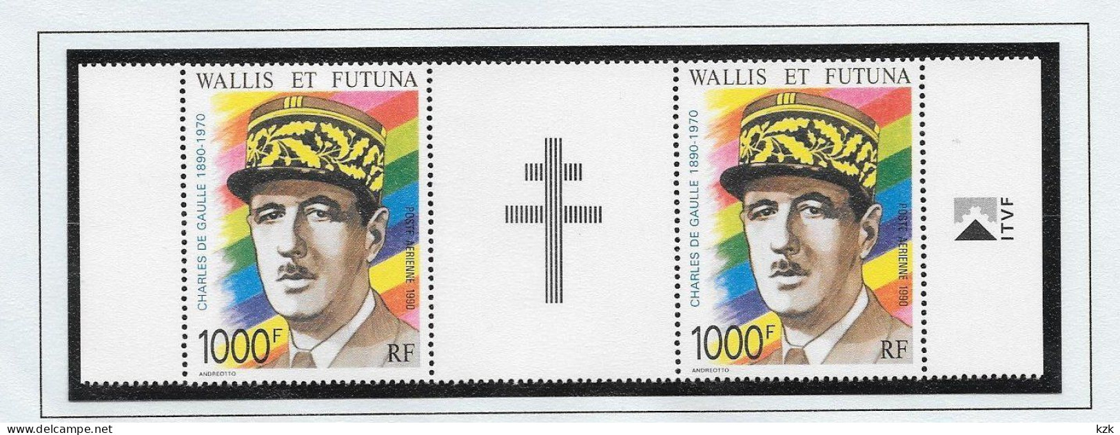 24	02 010		Wallis Et Futuna - De Gaulle (Generale)