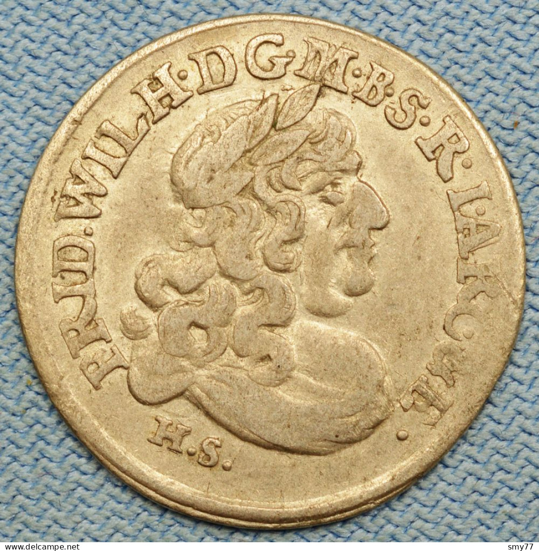 Preussen / Prussia • 6 Gröscher 1682 HS • Friedrich Wilhelm • Brandenburg / Prusse / German States / Silver • [24-722] - Monedas Pequeñas & Otras Subdivisiones
