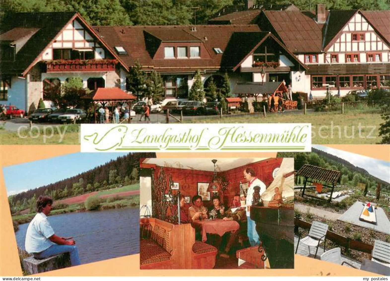 73615116 Grossenlueder Landgasthof Hessenmuehle Gaststube Minigolf Grossenlueder - Andere & Zonder Classificatie