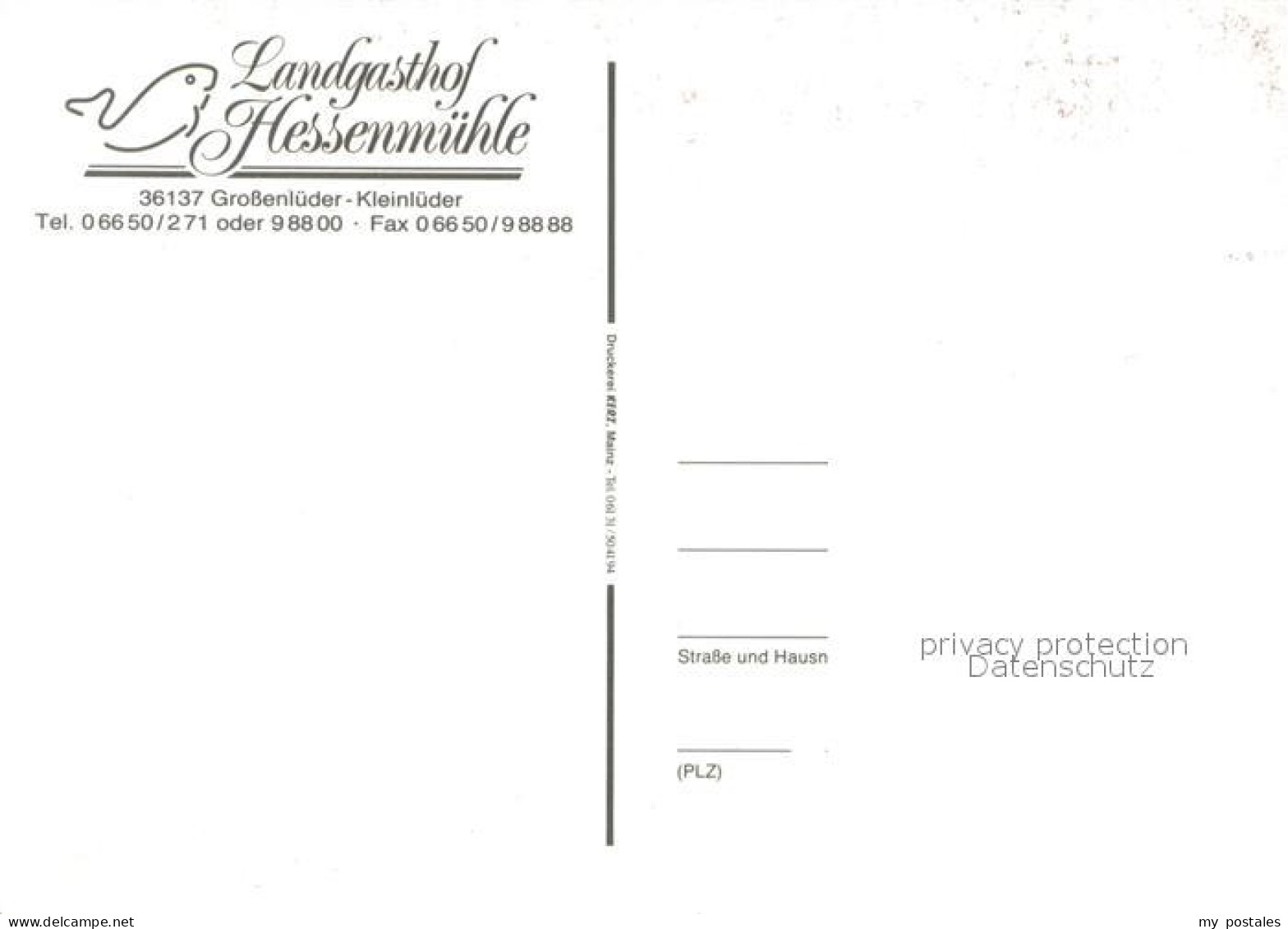 73615116 Grossenlueder Landgasthof Hessenmuehle Gaststube Minigolf Grossenlueder - Andere & Zonder Classificatie