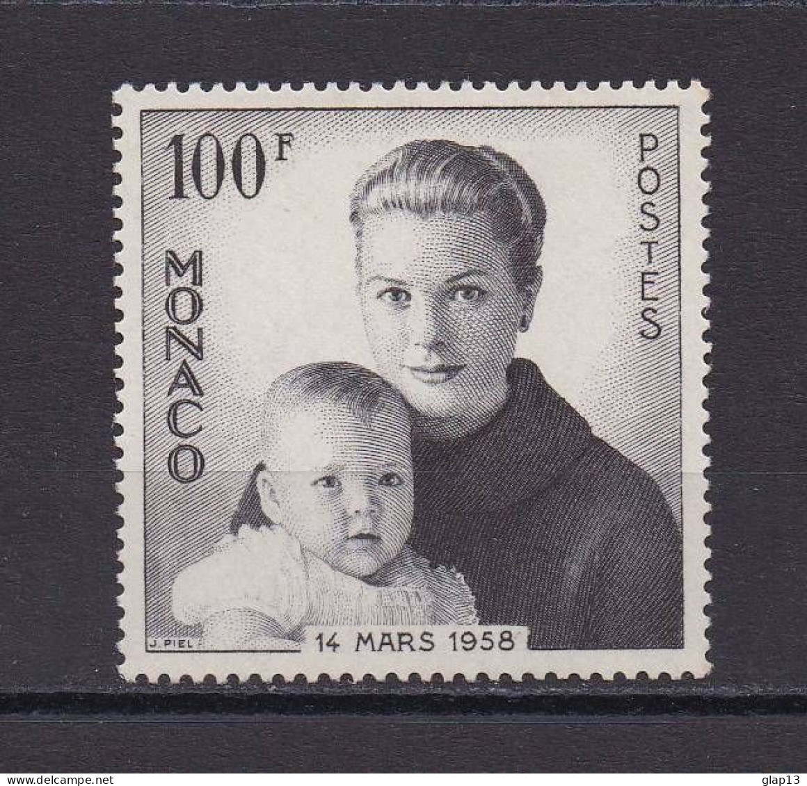 MONACO 1958 TIMBRE N°489 NEUF** PRINCE ALBERT - Unused Stamps