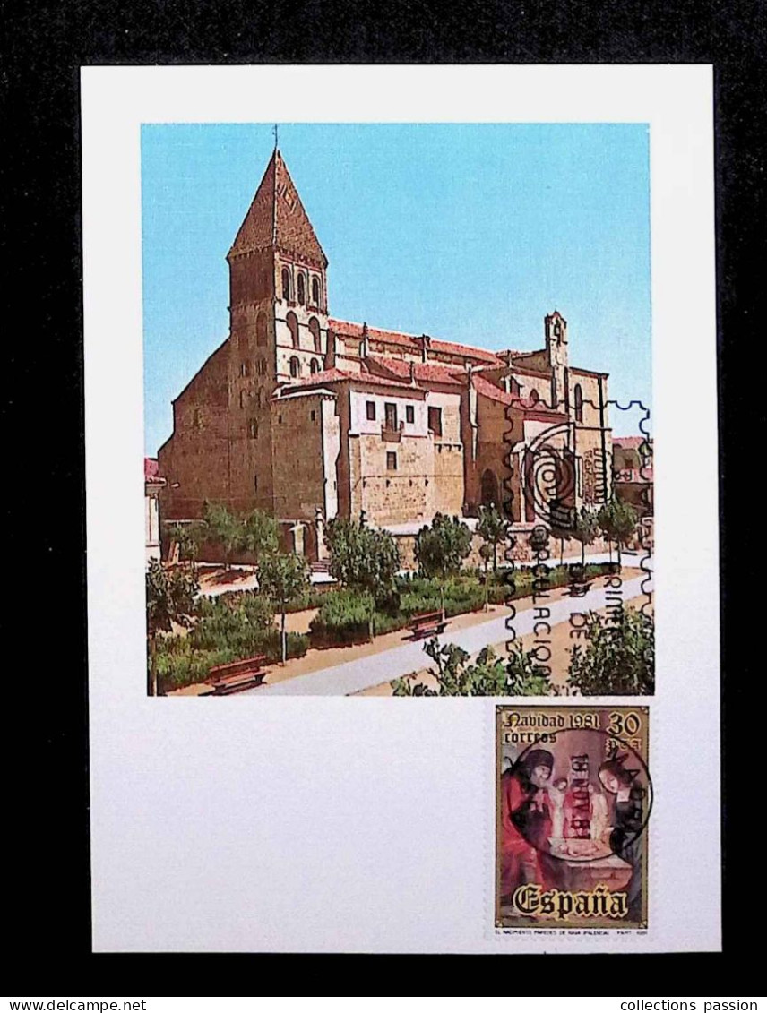 CL, Carte Maximum, Espagne, Madrid, 18 Nov. 1981, El Nacimiento, Paredes De Nava, Santa Eulalia - Maximum Cards