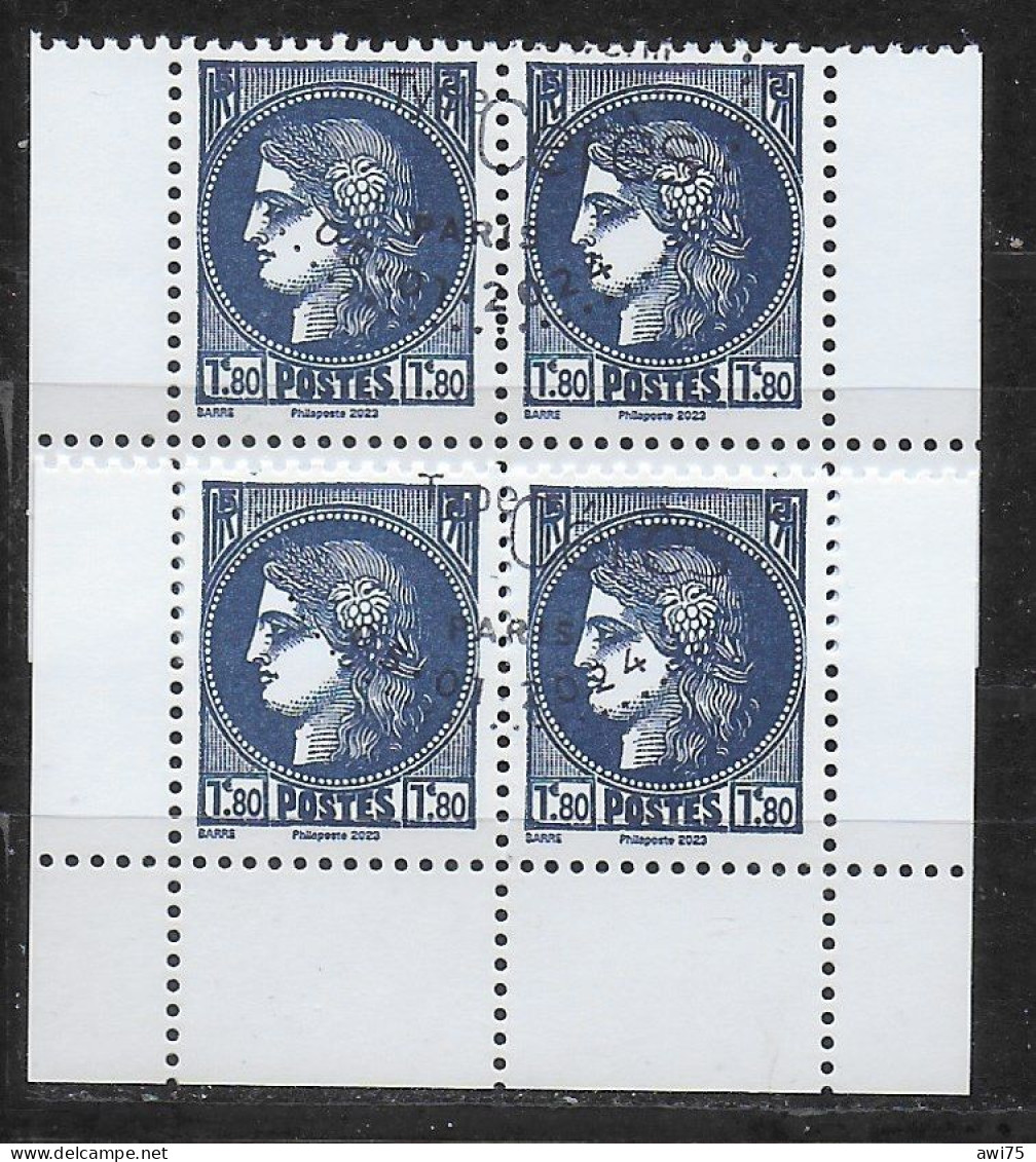 "Timbre De Carnet - Cérès 1.80€" 2024 (voir Description) - Used Stamps