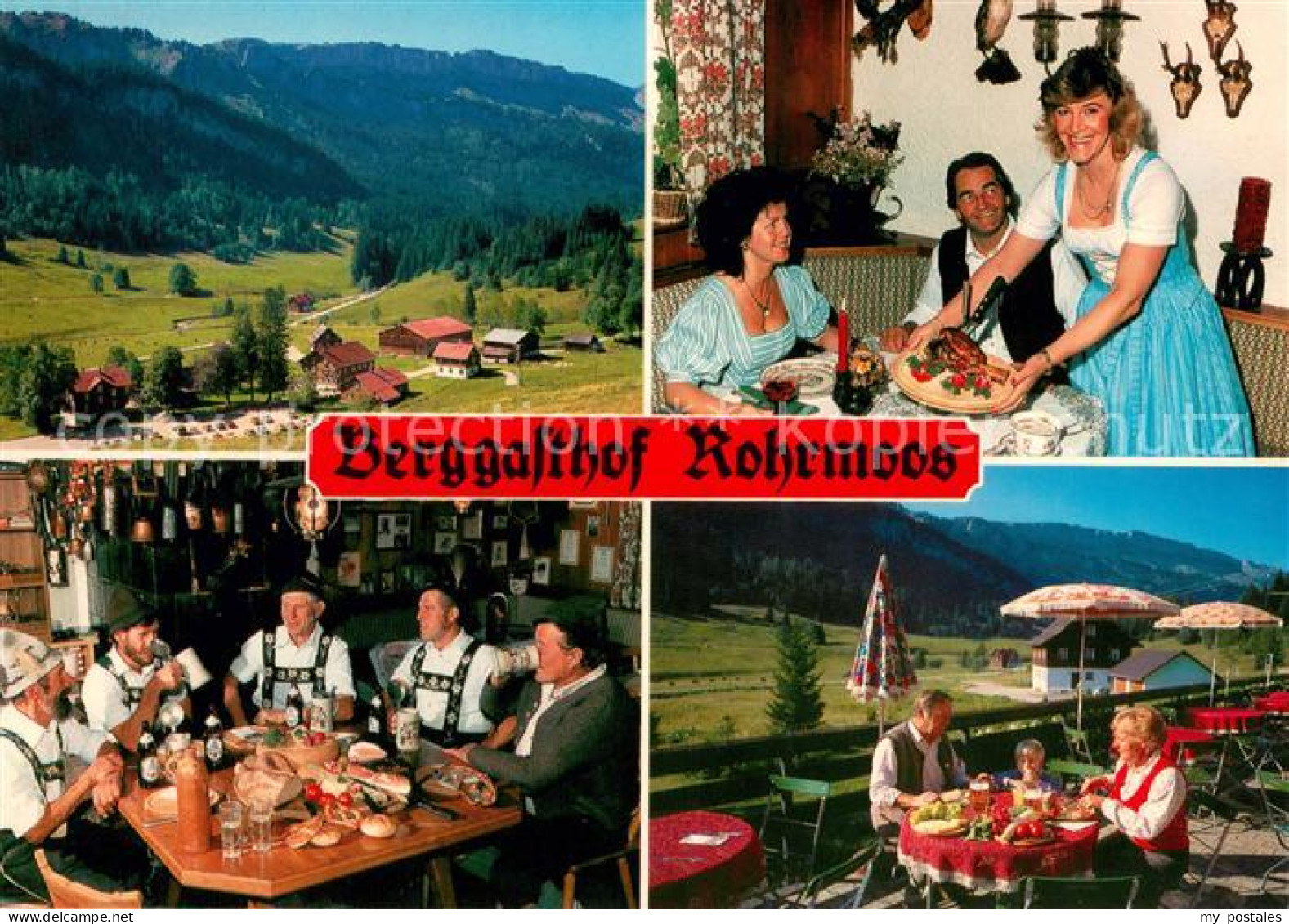 73614929 Oberstdorf Berggasthof Rohrmoos Gastraeume Terrasse Oberstdorf - Oberstdorf